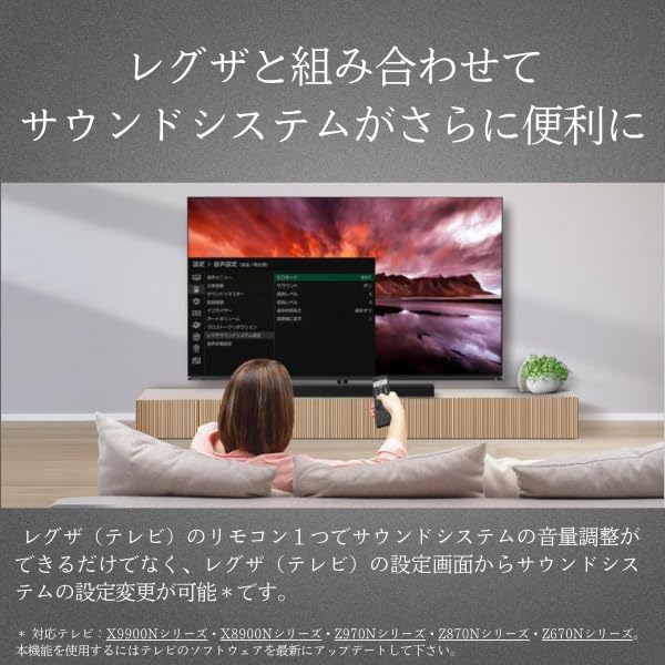 月額3,680円レンタルプラン:REGZA レグザサウンドシステム TS216G ブラック