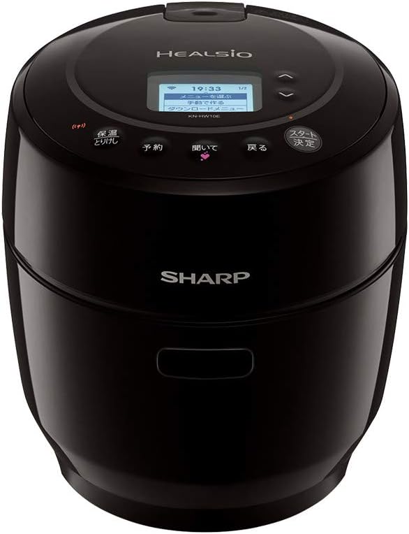 【美品】SHARP シャープ KN-HW10E ヘルシオ ホットクック　黒 KN-HW10E | ヘルシオ ホットクック：シャープ