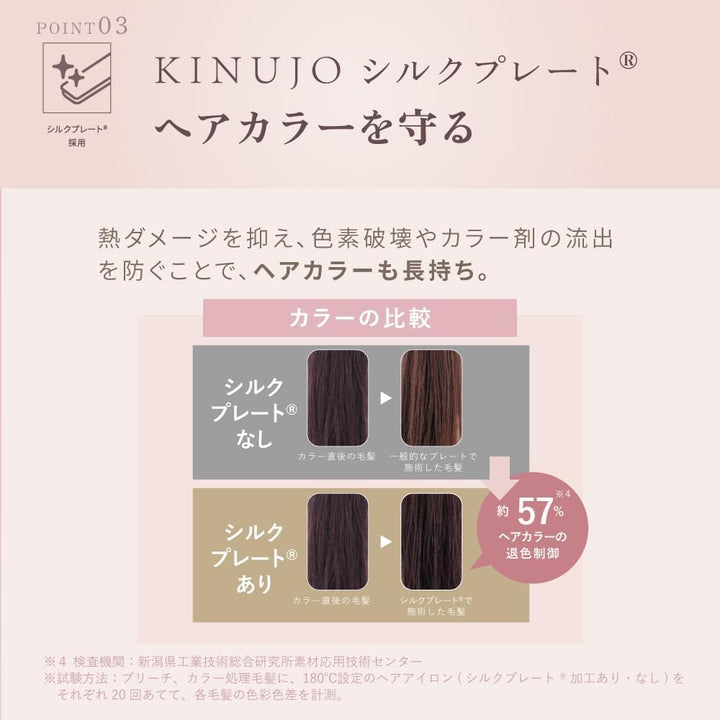 月額3,580円レンタルプラン:KINUJO 2WAY IRON ヘアアイロン 2W01 ホワイト