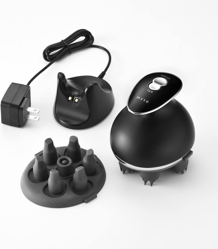 月額3,980円レンタルプラン:ヤーマン 頭皮ブラシ ニードルヘッドスパリフト アクティブ mysé (ミーゼ) MS32G ブラック