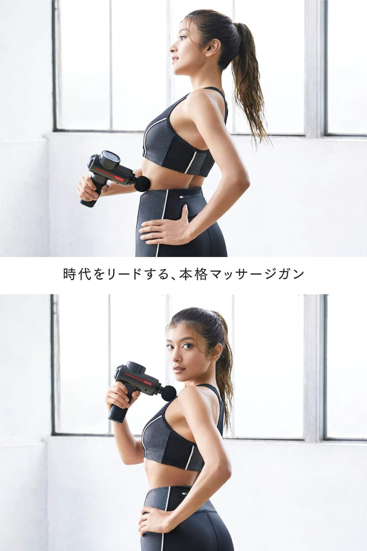 月額3,880円レンタルプラン:MYTREX マイトレックス REBIVE マッサージガン MT-RBV23G ブラック
