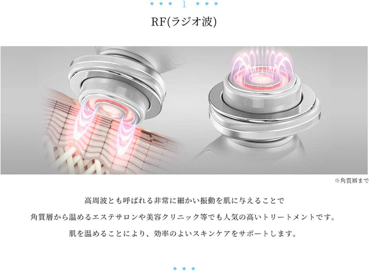 月額2,380円レンタルプラン:ヤーマン RF美顔器 ブライトリフト フェイスケア HRF40S ホワイト