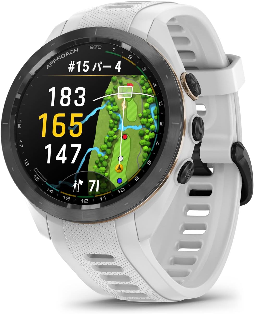 月額11,800円レンタルプラン：GARMIN Approach S70 42mm ゴルフGPS