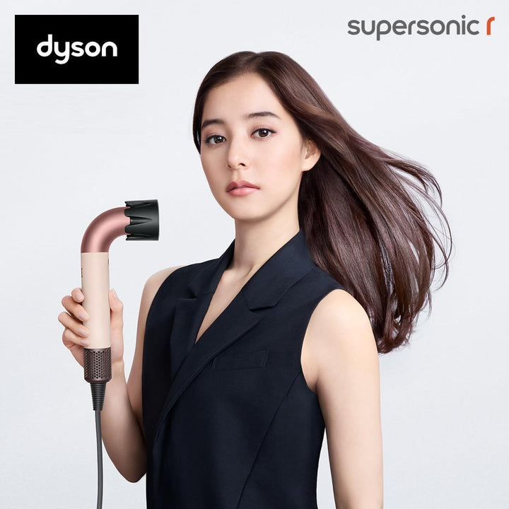 月額6,980円レンタルプラン:Dyson Supersonic r™ヘアドライヤー 小さくても速乾 オート設定アタッチメント HD17 VLP セラミックピンク