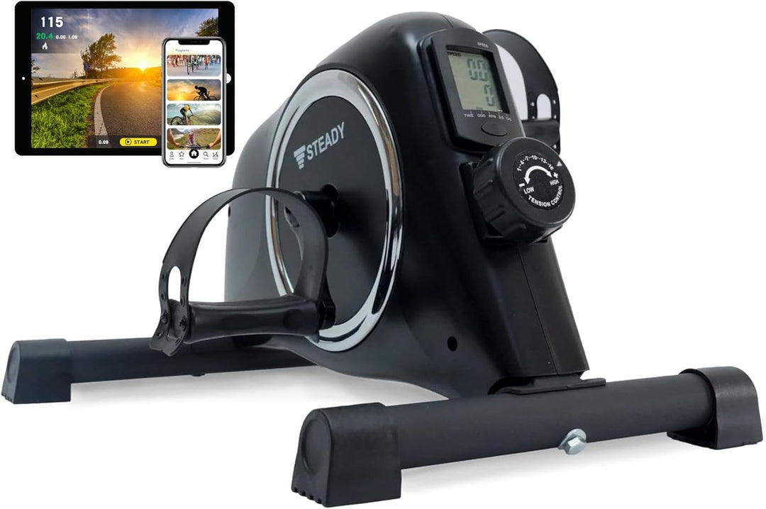 STEADYのミニフィットネスバイク ST121 ブラックをレンタルできます。