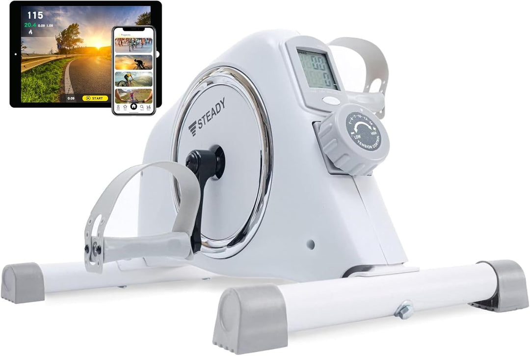 STEADYのミニフィットネスバイク ST121 ホワイトをレンタルできます。