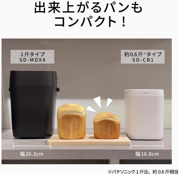 月額3,880円レンタルプラン:パナソニック ホームベーカリー SD-CB1-W ホワイト
