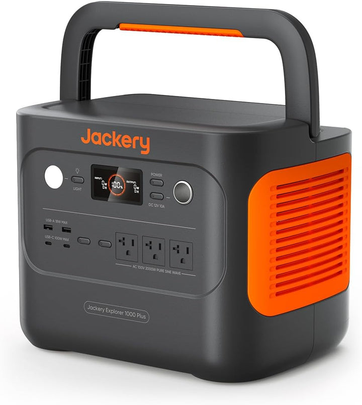 Jackeryのポータブル電源 1000 Plus JE-1000Cをレンタルできます。
