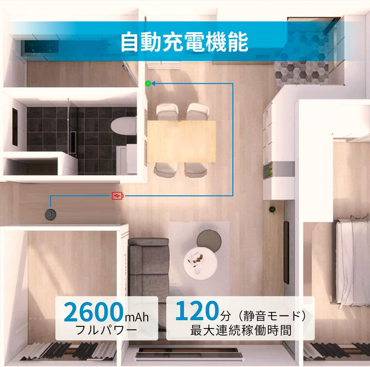 月額2,280円レンタルプラン:AIRROBO ロボット掃除機 自動充電 細かい埃までクリーン アプリ連携可 AIRROBO P20 ブラック