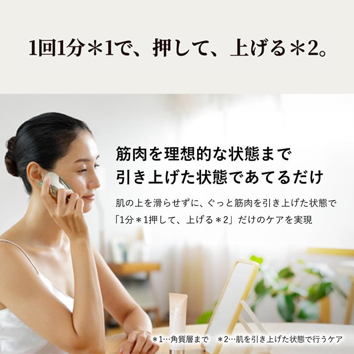 月額7,380円レンタルプラン:ヤーマン リフトロジー SP EMS ヘッドスパ 頭ケア 美顔器 YJFD2L ネイビー
