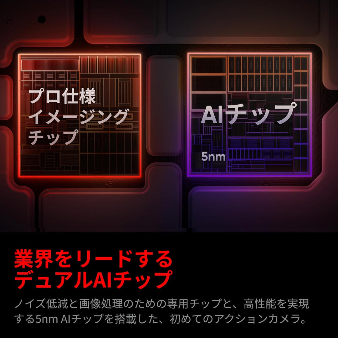 月額9,800円レンタルプラン:Insta360 Ace Pro 2 アクションカメラ CINSBBGA-SB ブラック