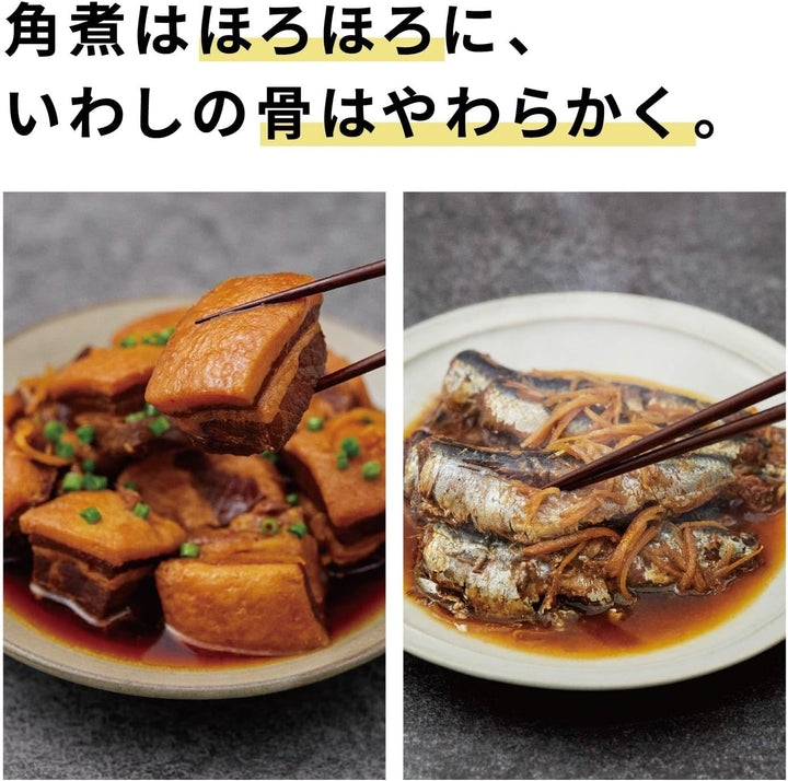 月額3,280円レンタルプラン:パナソニック 電気圧力鍋 NF-PC400-K ブラック