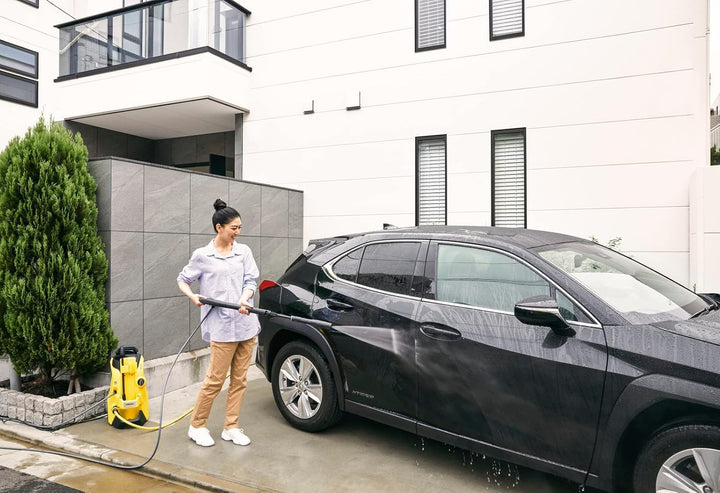 月額9,800円レンタルプラン:ケルヒャー 高圧洗浄機 K 4 プレミアム サイレント 1.603-440.0 イエロー