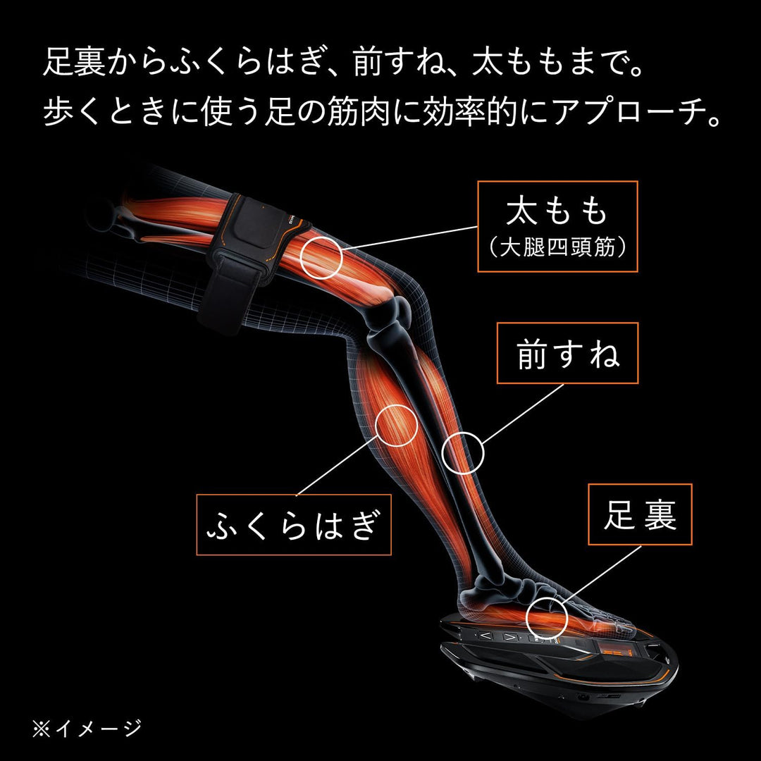 月額3,980円レンタルプラン:MTG SIXPAD シックスパッド  Foot Fit Plus 2 SE-AG00A ブラック