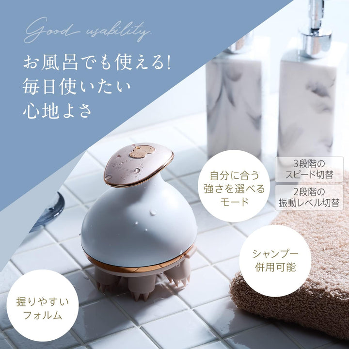 月額2,980円レンタルプラン:YA-MAN(ヤーマン)  頭皮ブラシ ニードルヘッドスパリフト mysé(ミーゼ)  MS31N ゴールド