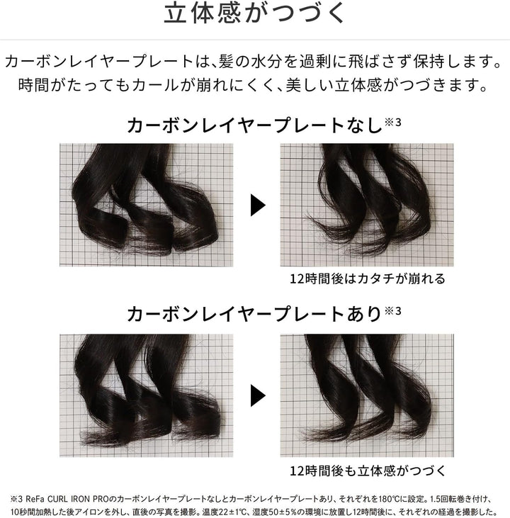 月額4,280円レンタルプラン:MTG リファカールアイロン プロ ヘアアイロン 38mm/32mm/26mm/19mm RE‑AV‑02A