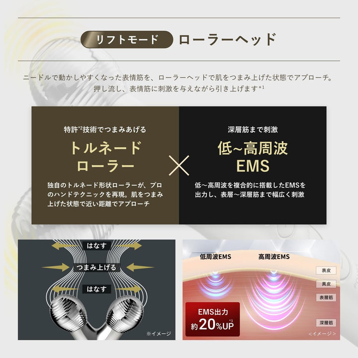 月額6,800円レンタルプラン:ヤーマン WAVY ニードルリフトポインター YJFD3NAM ゴールド