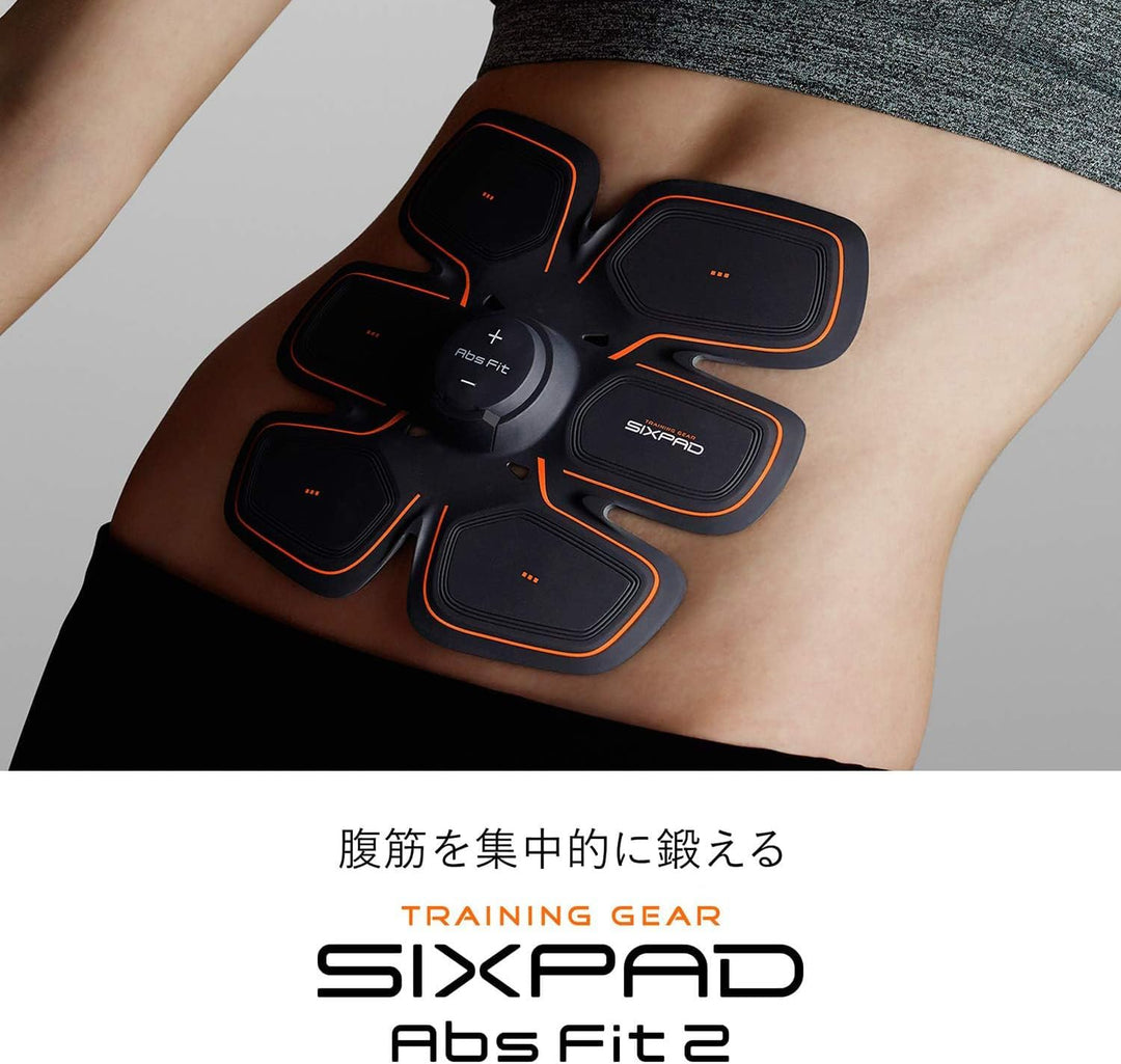 シックスパッドアブズフィット2着用時の様子