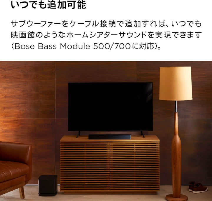 月額4,580円レンタルプラン:Bose TV Speaker ブラック