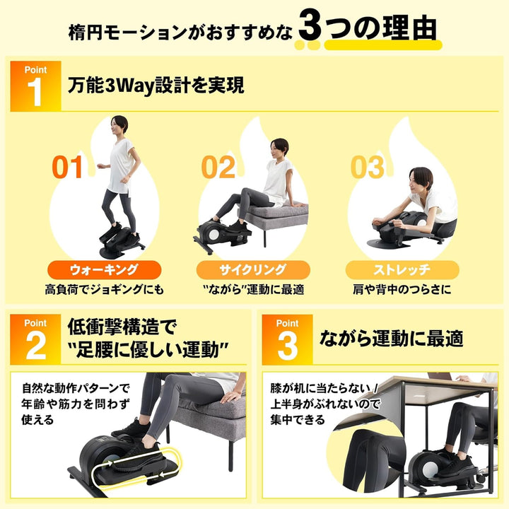 月額2,380円レンタルプラン:STEADY ステッパー ST153 ブラック