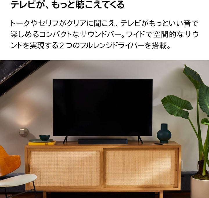 月額4,580円レンタルプラン:Bose TV Speaker ブラック
