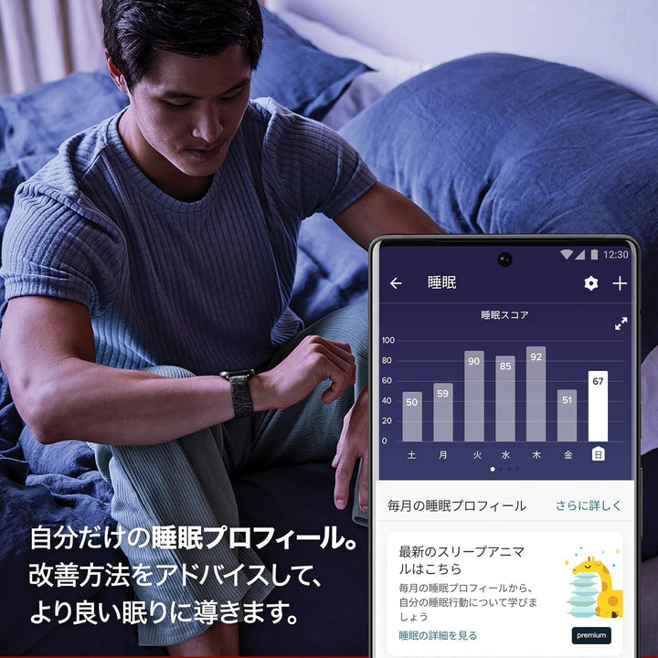 月額3,980円レンタルプラン:Fitbit Sense 2 スマートウォッチ ストレスマネジメント Suica対応 ストレス軽減 健康管理 Suica対応 FB521SRWT-FRCJK ルナホワイト