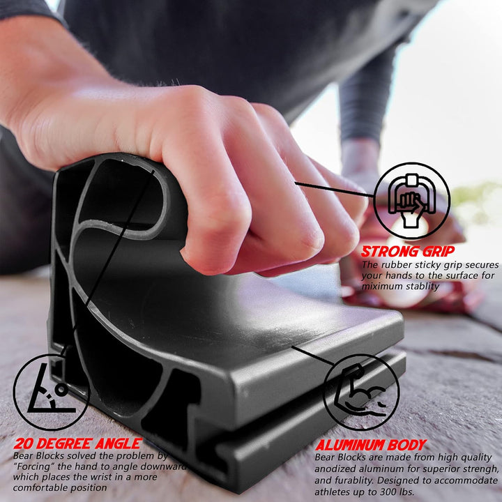 月額2,380円レンタルプラン:Bear Blocks プッシュアップバー ブラック