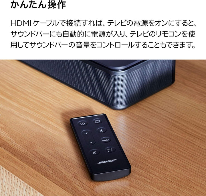 月額4,580円レンタルプラン:Bose TV Speaker ブラック