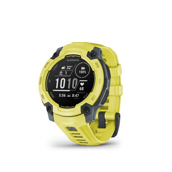 GARMIN デジタル腕時計 イエロー 月額8,800円レンタルプラン：GARMIN Instinct E タフネスGPSウォッチ