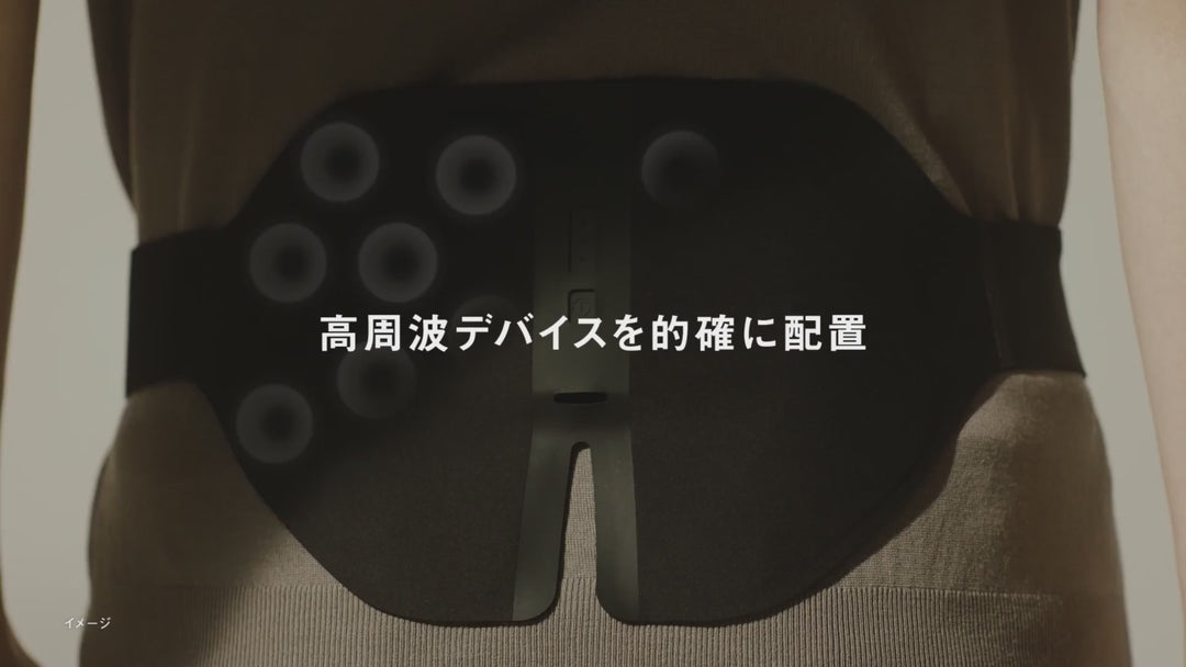 月額4,580円レンタルプラン:パナソニック 高周波治療器 コリコランワイド3D(腰専用)EW-RA561