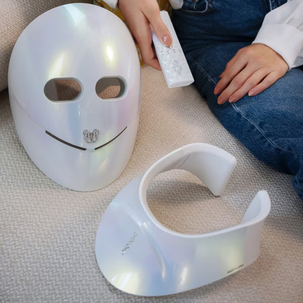 月額16,800円レンタルプラン：CHOUCHOU ザ ラディアンス エステキット（マスク＆ネック）美顔器 CRMN-WH-01-JP