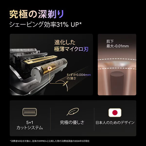月額12,800円レンタルプラン：BRAUN 電気シェーバー シリーズ9 Pro+ 9687cc