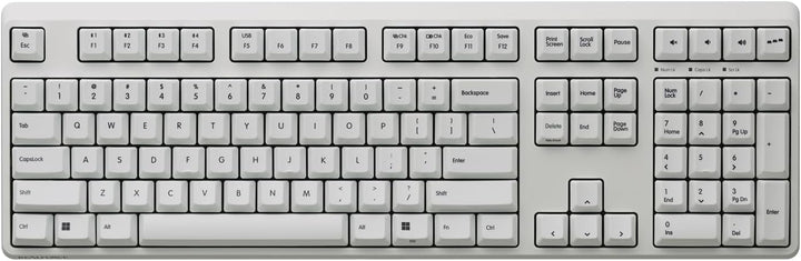 月額5,380円レンタルプラン：REALFORCE R4 キーボード ハイブリッド テンキーあり 英語配列 FULL R4HB ホワイト/ブラック