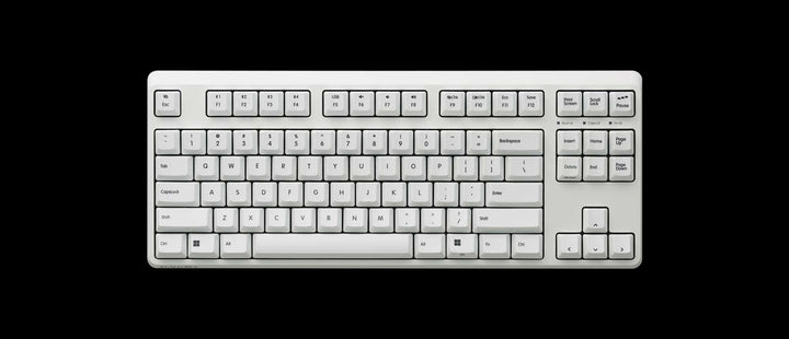 月額5,280円レンタルプラン：REALFORCE R4 キーボード ハイブリッド テンキーレス 英語配列 TKL R4HD ホワイト/ブラック
