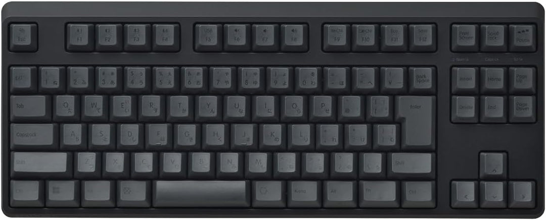 月額5,280円レンタルプラン：REALFORCE R4 キーボード ハイブリッド テンキーレス 日本語配列 TKL 45g かな印字あり R4HC61 ブラック