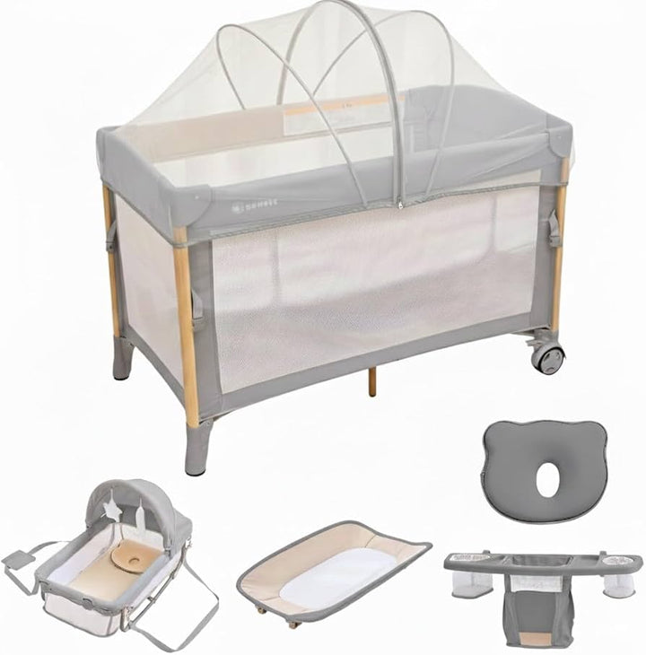 月額2,880円レンタルプラン：GU MODE ベビーベッド 多機能プレイヤード