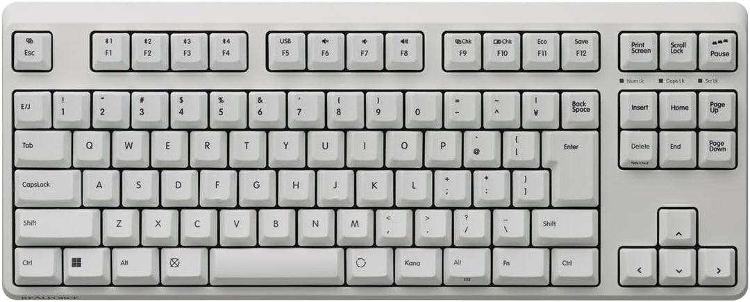 月額5,280円レンタルプラン：REALFORCE R4 キーボード ハイブリッド テンキーレス 日本語配列 TKL R4HC ホワイト