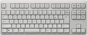 月額5,280円レンタルプラン：REALFORCE R4 キーボード ハイブリッド テンキーレス 日本語配列 TKL R4HC ホワイト