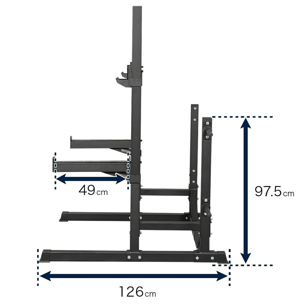 月額16,800円レンタルプラン：アイロテック ベンチプレスセット（ラバーバーベル 135KG ベンチ パワースクワットスタンドEXセット）