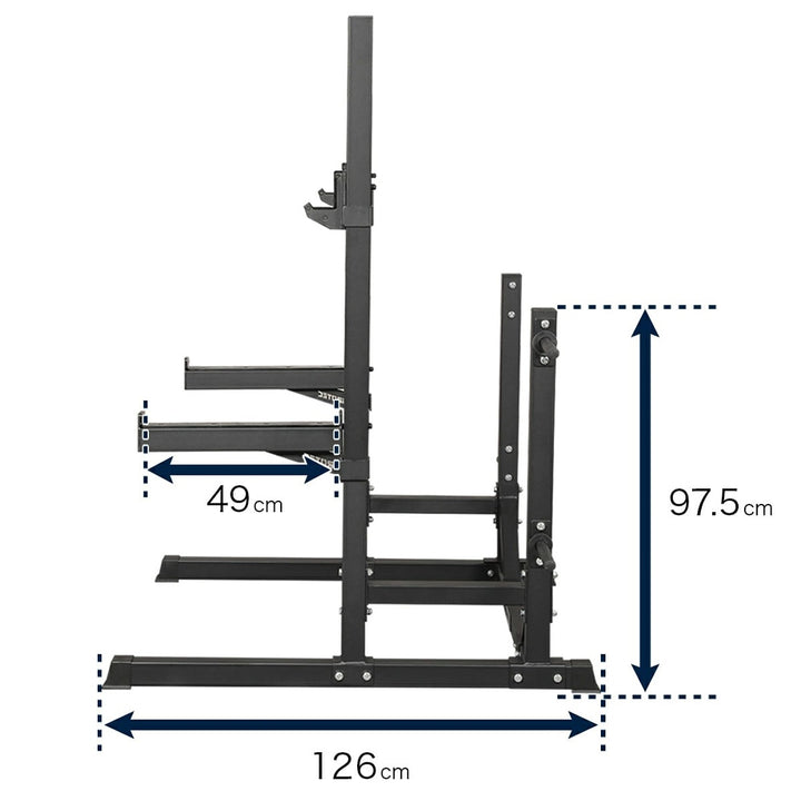 月額16,800円レンタルプラン：アイロテック ベンチプレスセット（ラバーバーベル 135KG ベンチ パワースクワットスタンドEXセット）