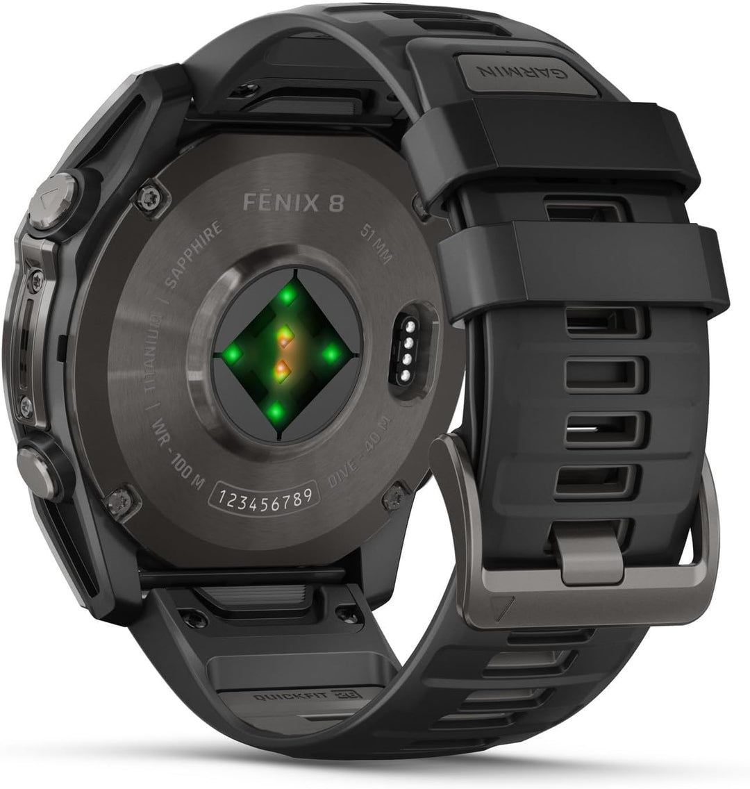 月額19,800円レンタルプラン：fēnix 8 Sapphire AMOLED 51mm フラッグシップGPSウォッチ