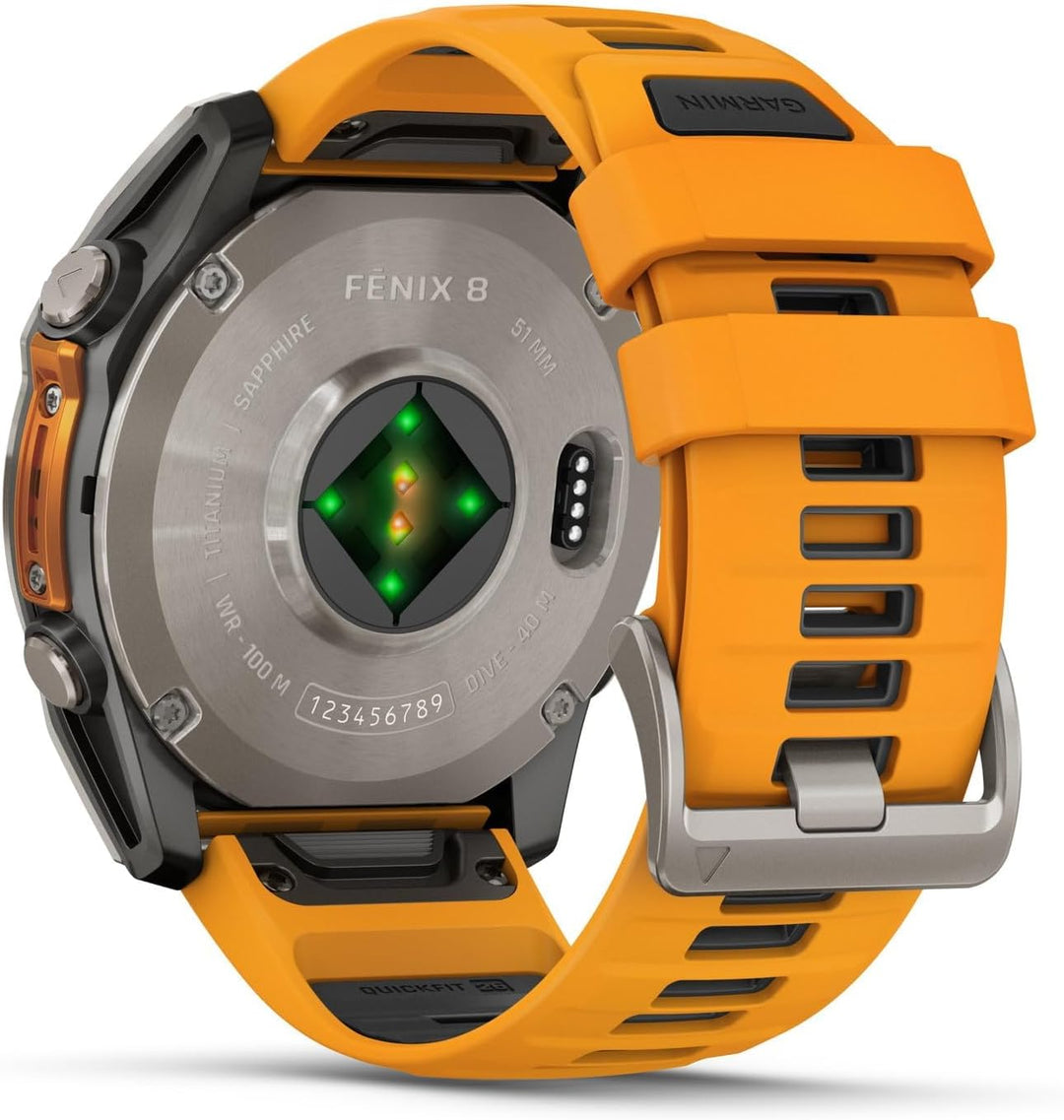 月額19,800円レンタルプラン：fēnix 8 Sapphire AMOLED 51mm フラッグシップGPSウォッチ