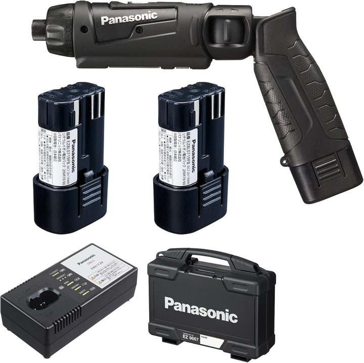 月額2,580円レンタルプラン：パナソニック 充電スティックインパクトドライバー EZ7521X-B / EZ7521F07D-B ブラック