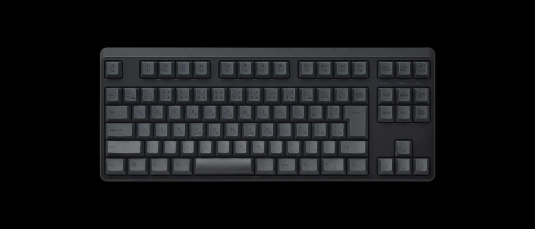 月額5,280円レンタルプラン：REALFORCE R4 キーボード ハイブリッド テンキーレス 日本語配列 TKL 45g かな印字あり R4HC61 ブラック