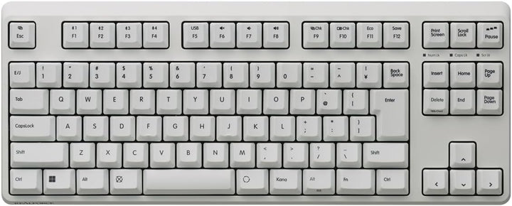月額5,280円レンタルプラン：REALFORCE R4 キーボード ハイブリッド テンキーレス 日本語配列 TKL 変荷重 R4HC22 ホワイト
