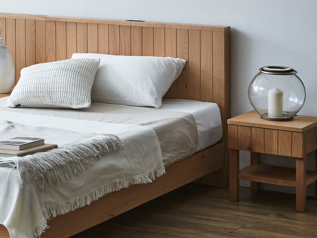 月額4,280円レンタルプラン：InRoom NORNA BED SIDE CHEST #119163 オーク