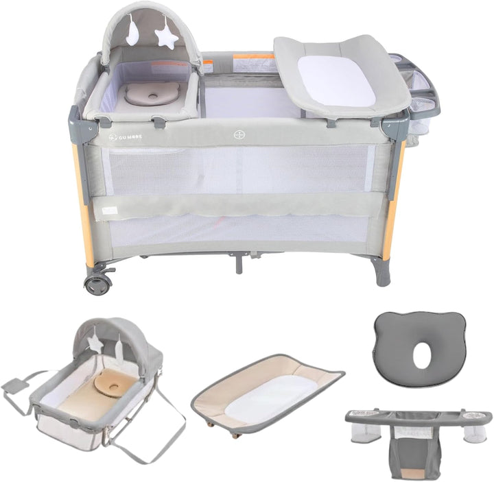 月額2,880円レンタルプラン：GU MODE ベビーベッド 多機能プレイヤード