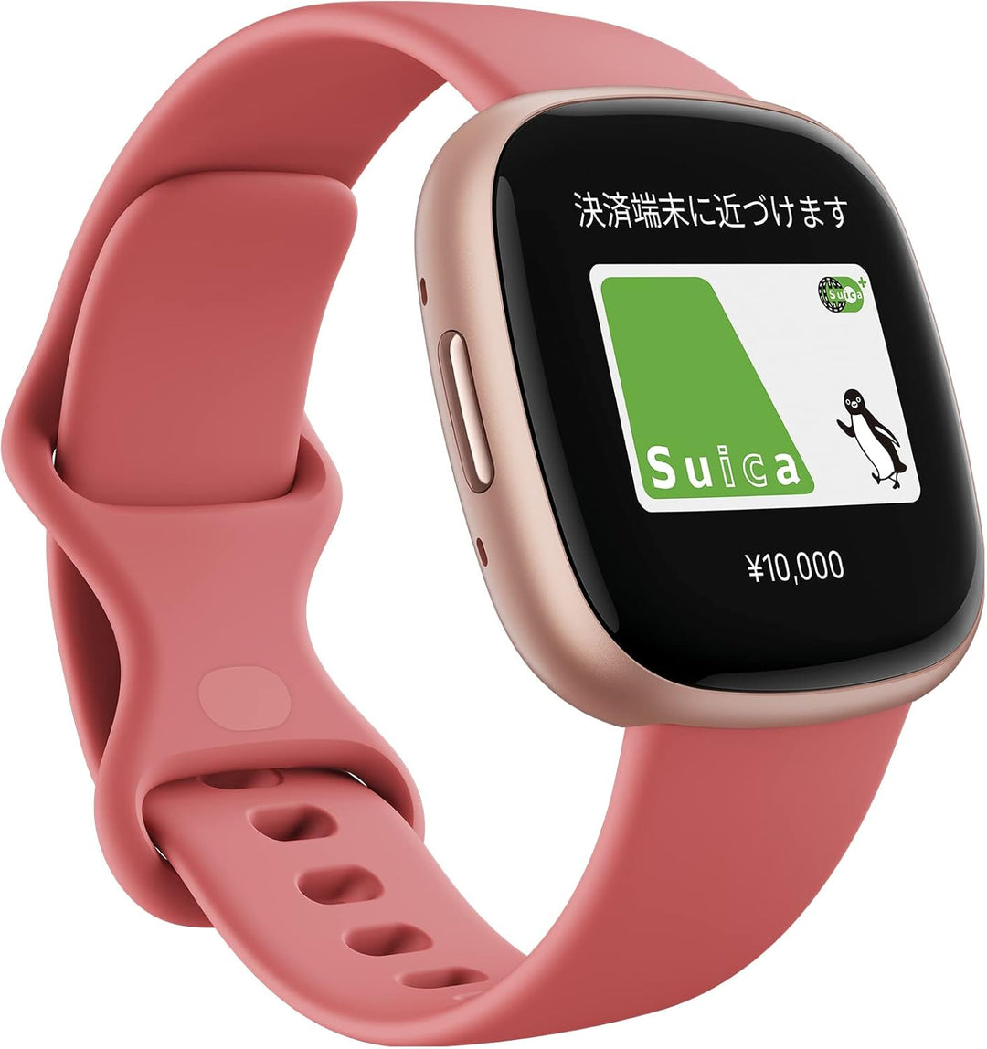 月額3,780円レンタルプラン：Fitbit Versa 4 スマートウォッチ GPS搭載  FB523BKBK-FRCJK ブラック