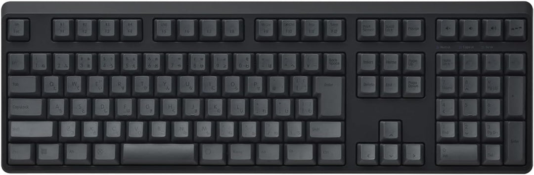 月額5,380円レンタルプラン：REALFORCE R4 キーボード ハイブリッド テンキーあり 日本語配列 FULL 45g かな印字あり R4HA61 ブラック