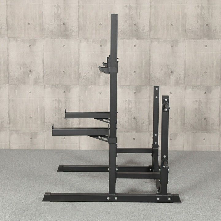 月額16,800円レンタルプラン：アイロテック ベンチプレスセット（ラバーバーベル 135KG ベンチ パワースクワットスタンドEXセット）